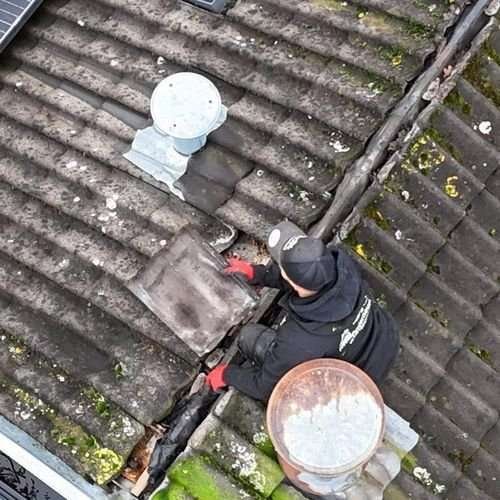 Een dakrenovatie bij oud pannendak in Sneek